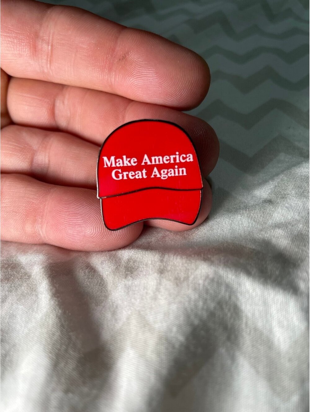 Make America great again enamel pin hat brooch
